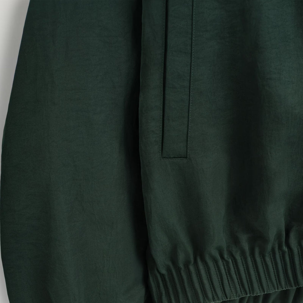 Dark green oversized zip up jacket