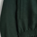 Dark green oversized zip up jacket