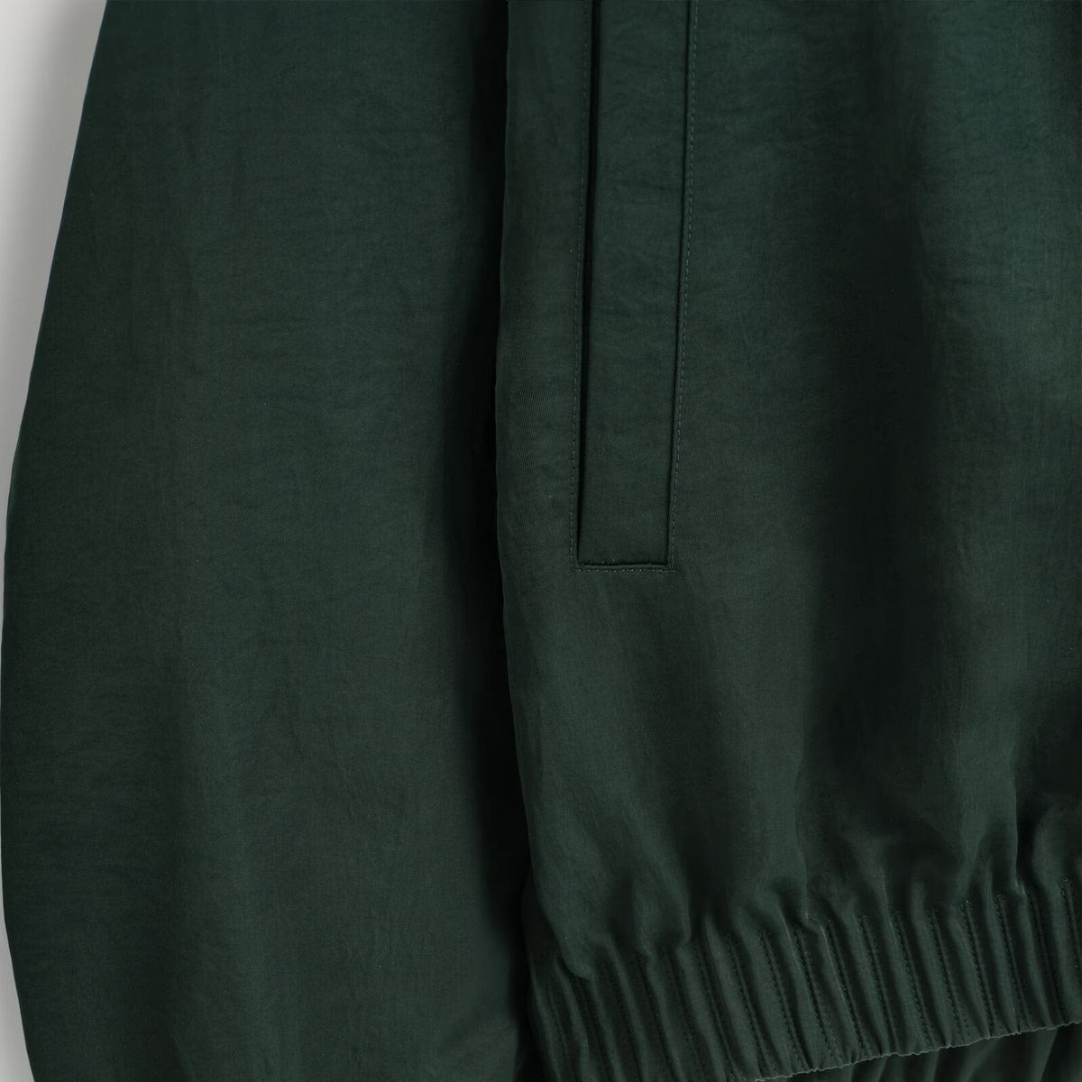 Dark green oversized zip up jacket